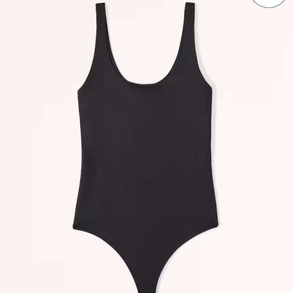 Abercrombie Sleek Seamless Fabric Scoopneck Bodysuit